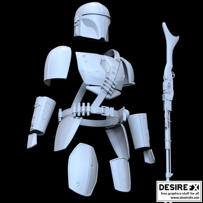 绝地武士贝卡尔装甲|Mandalorian Beskar Armor