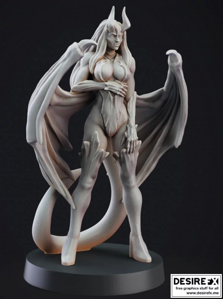 动漫《Succubus》角色3D打印模型|Succubus