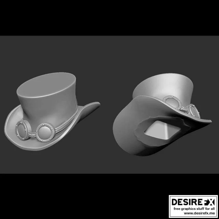 蒸汽朋克少女3D打印模型|Steam Punk Girl