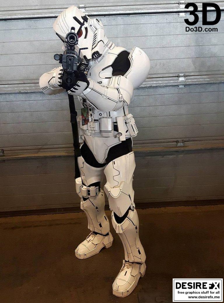 星球大战风暴兵全身体模组3D打印模型|Star Wars variant Stormtrooper Full Body Armor Suit