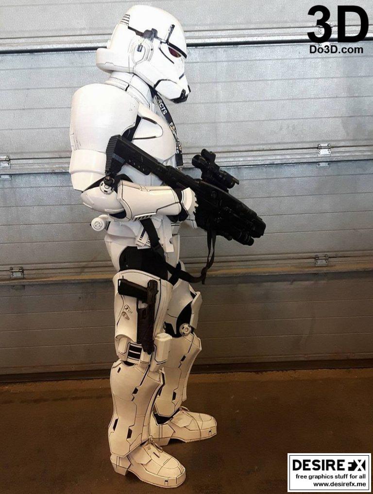 星球大战风暴兵全身体模组3D打印模型|Star Wars variant Stormtrooper Full Body Armor Suit