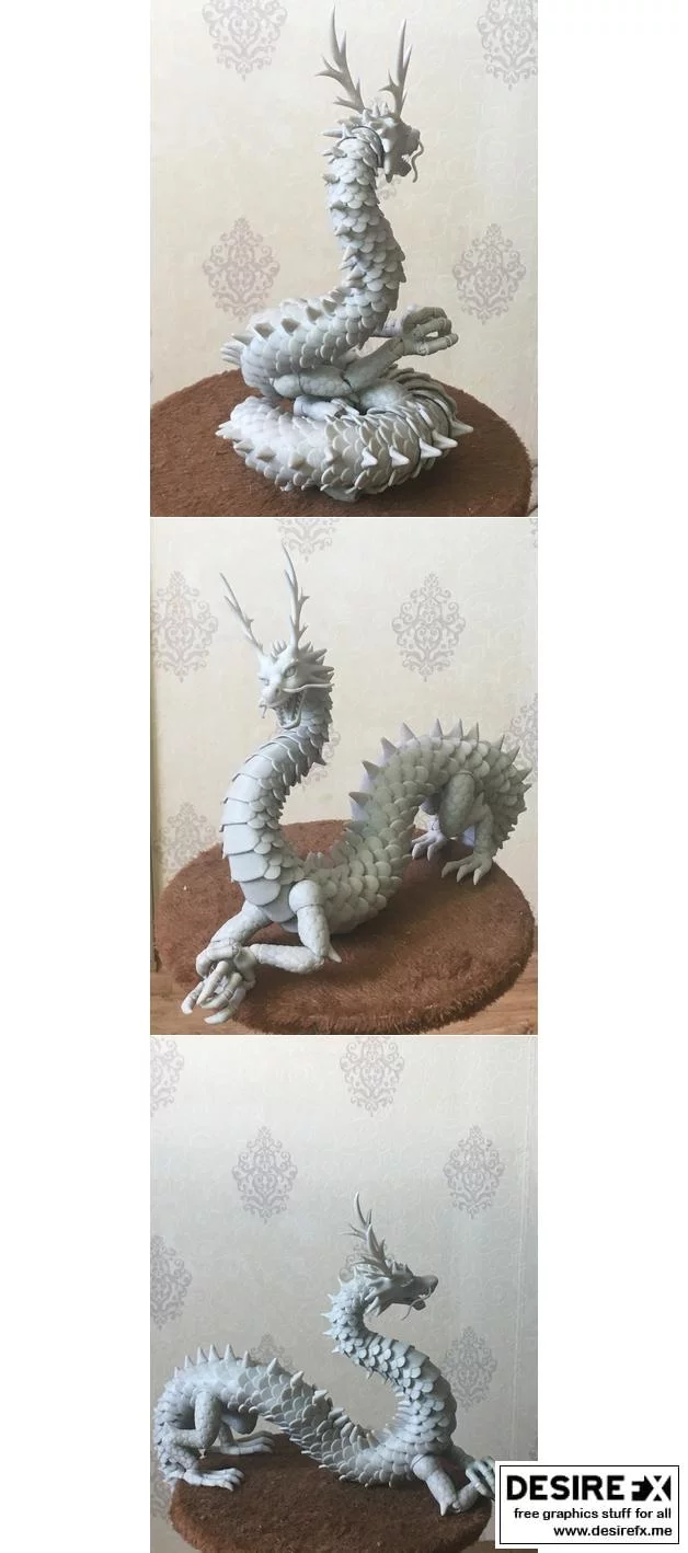 东方艺术可动龙|Lung Oriental Articulated Dragon