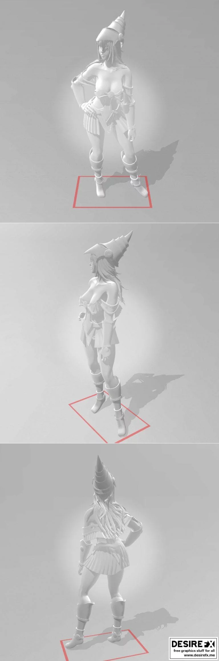 性感法师3D打印模型|Sexy Mage