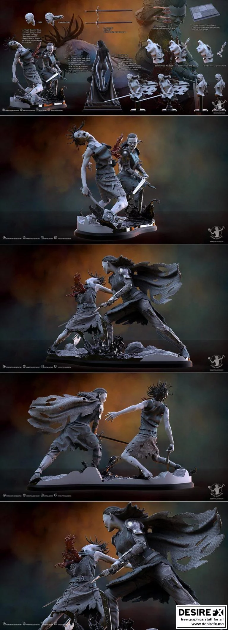 Bonnie中的作品与角色3D打印模型集|Bonnie