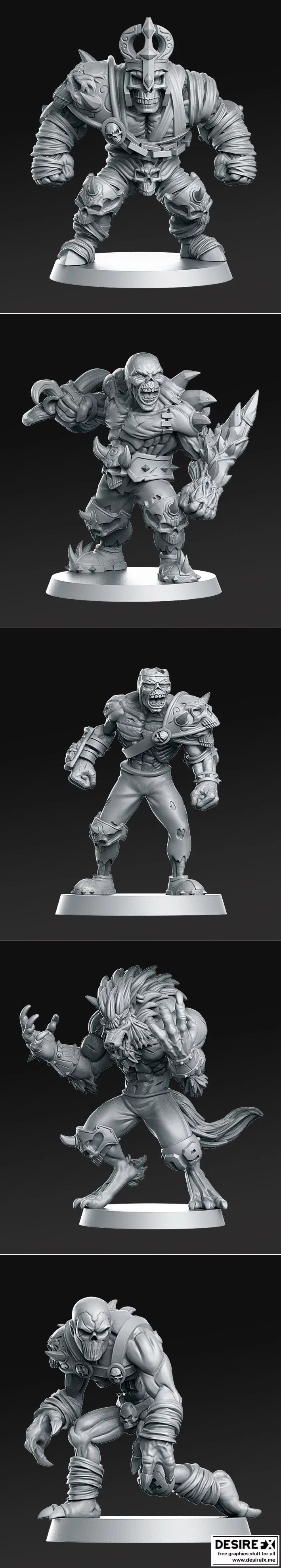 永恒族团队2020年11月作品《永恒族》角色3D打印模型|Eternals Team November 2020