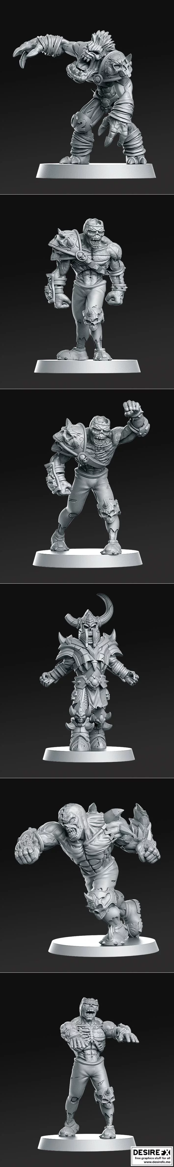 永恒族团队2020年11月作品《永恒族》角色3D打印模型|Eternals Team November 2020