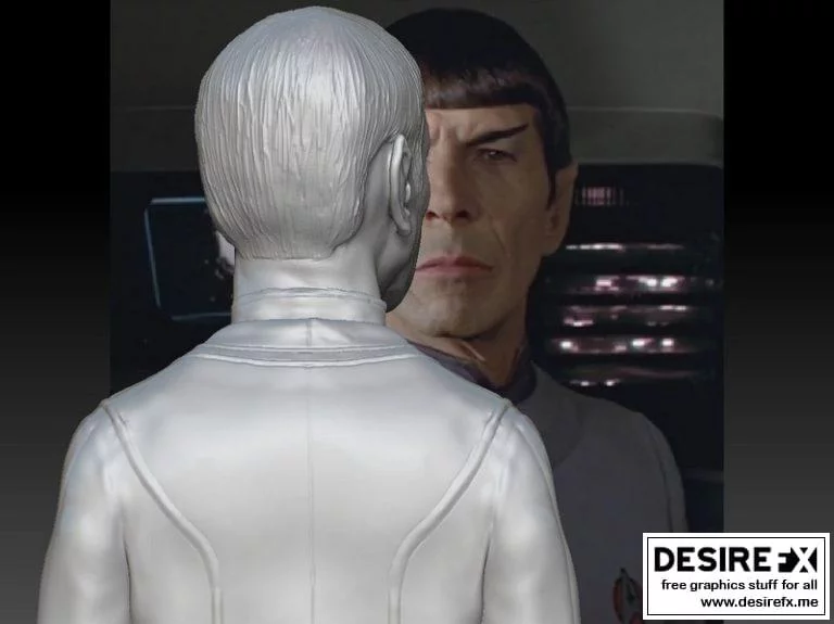 星战斯波克立体打印模型|Star Trek mr. Spock Bust