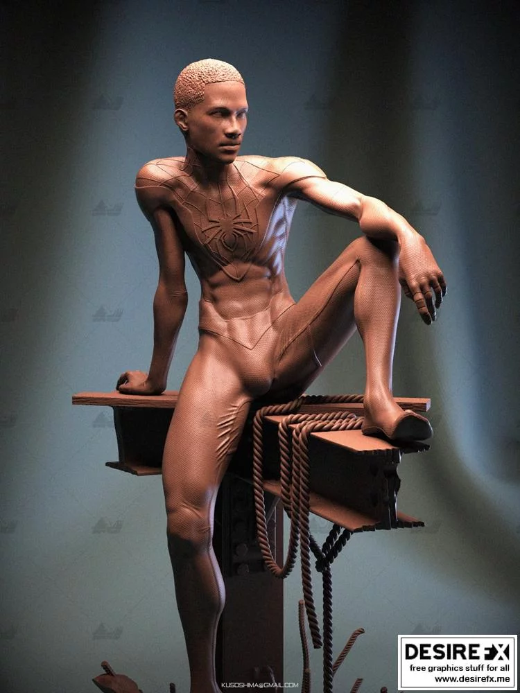 蜘蛛侠（迈尔斯·莫拉莱斯）3D打印模型|Spider-Man (Miles Morales)