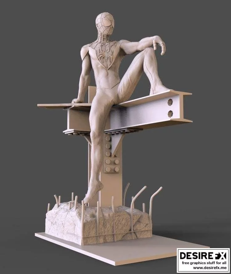 蜘蛛侠（迈尔斯·莫拉莱斯）3D打印模型|Spider-Man (Miles Morales)