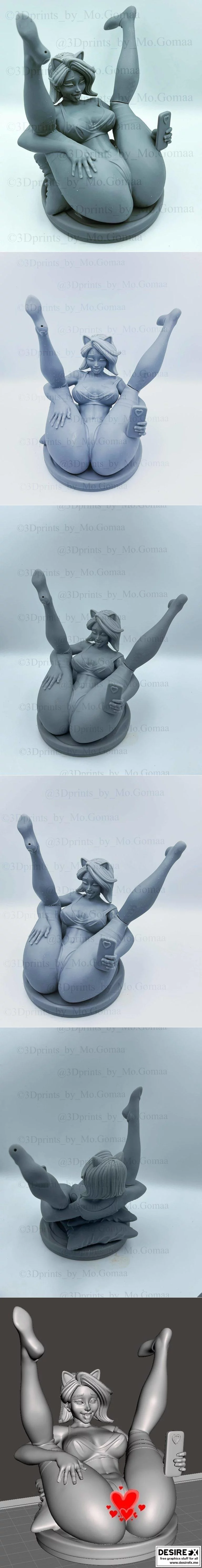 数字暗影——dirty girl 3D打印模型|Digital Dark – Dirty Girl