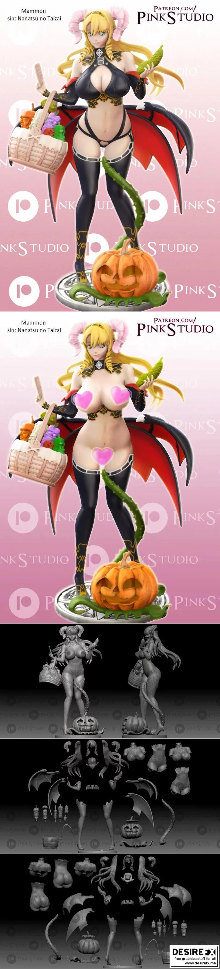 七龙珠：悟空3D打印模型|Sin Nanatsu no Taizai – Mammon