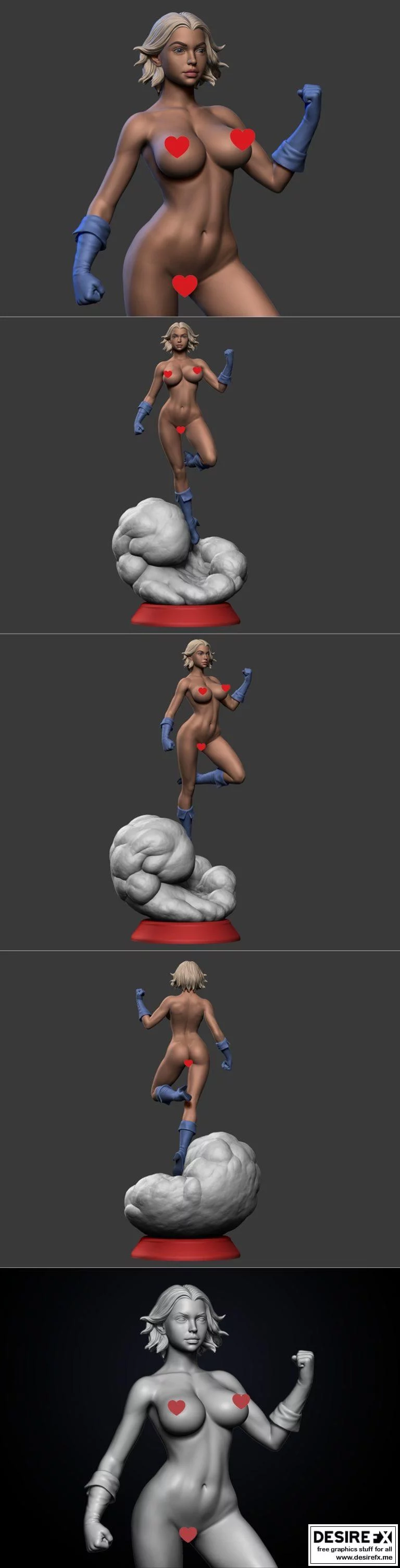 Power Girl 3D打印模型|Power Gir