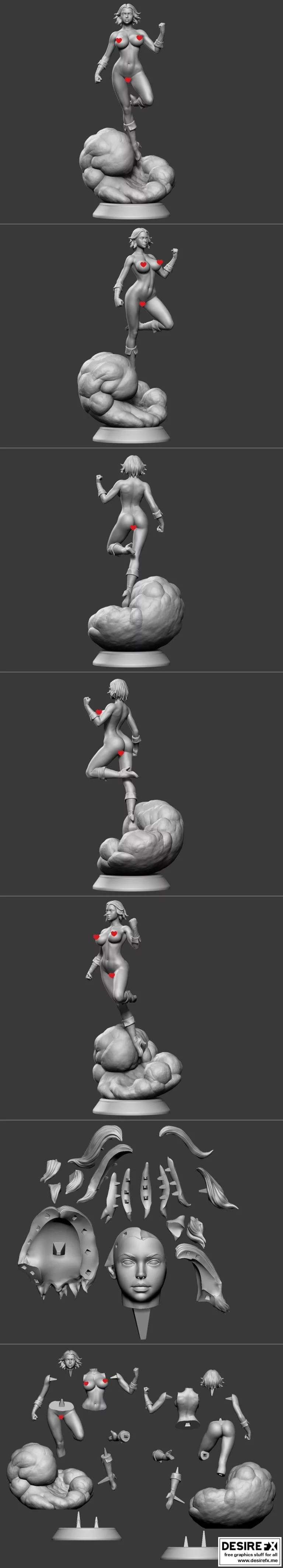 Power Girl 3D打印模型|Power Gir