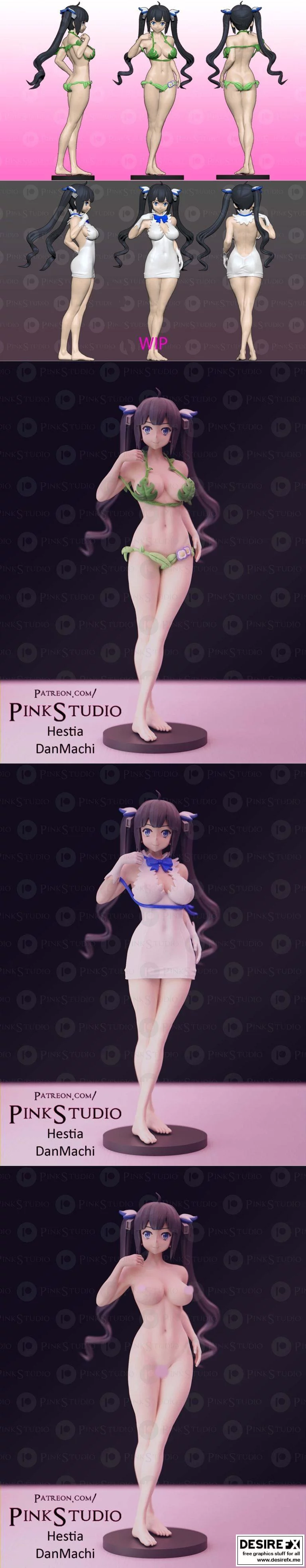 Hestia - Danmachi 3D打印模型|Hestia – Danmachi