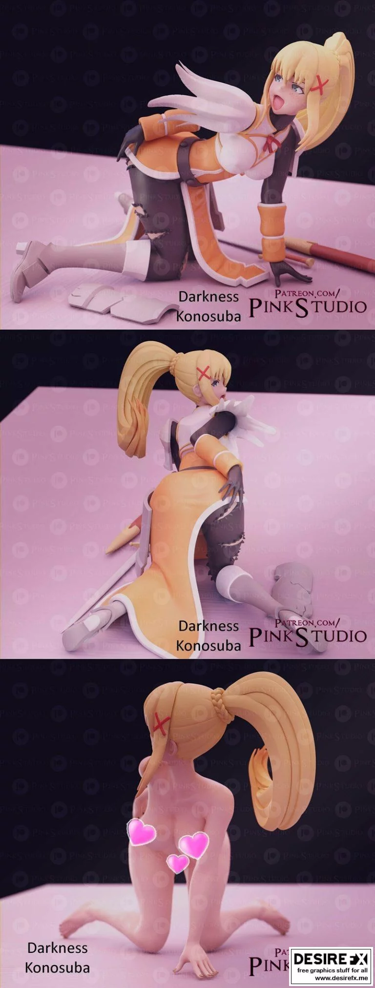 黑暗Konosuba：3D打印模型登场|Darkness Konosuba