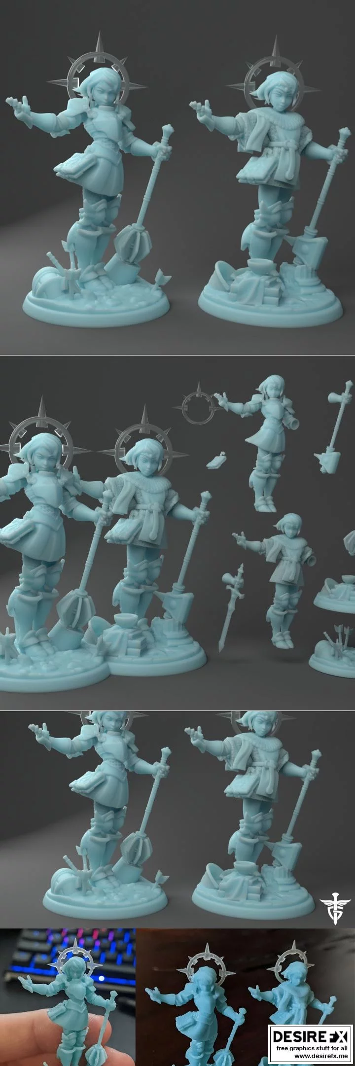 cleric乔安娜 3D打印模型|Joanna the Cleric