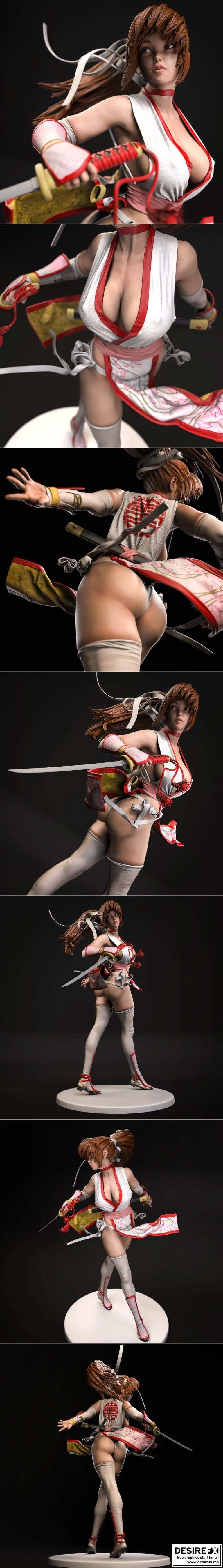 Kasumi 3D打印模型集|Kasumi – Dead Of Alive