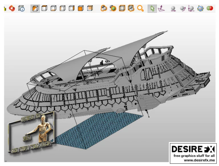 Sail Barge 3D打印模型|Sail Barge