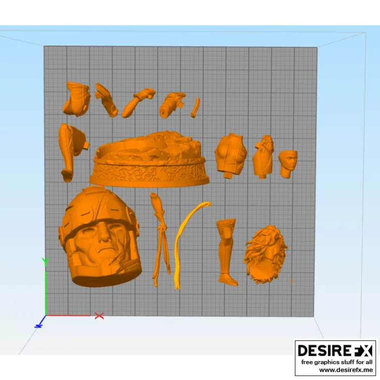 X战警 Rogue 3D打印模型|Rogue X-men