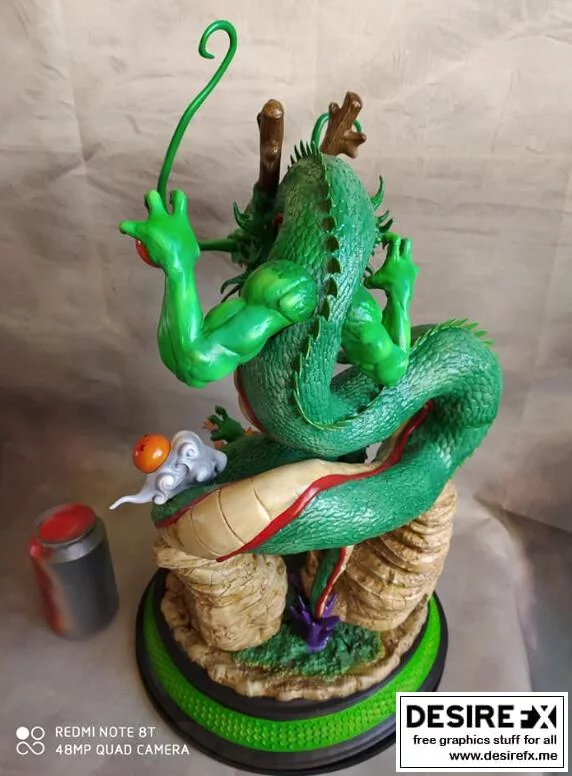 龙珠Z 悟空 3D打印模型|Goku and Shenron Dragon Ball Z