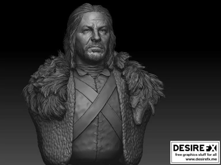 《权力的游戏：奈德·史塔克3D打印模型》|Ned Stark – Game Of Thrones