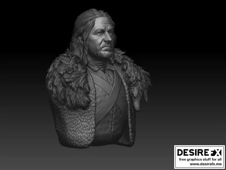 《权力的游戏：奈德·史塔克3D打印模型》|Ned Stark – Game Of Thrones