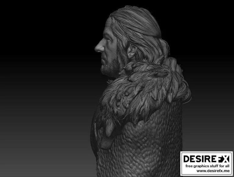 《权力的游戏：奈德·史塔克3D打印模型》|Ned Stark – Game Of Thrones