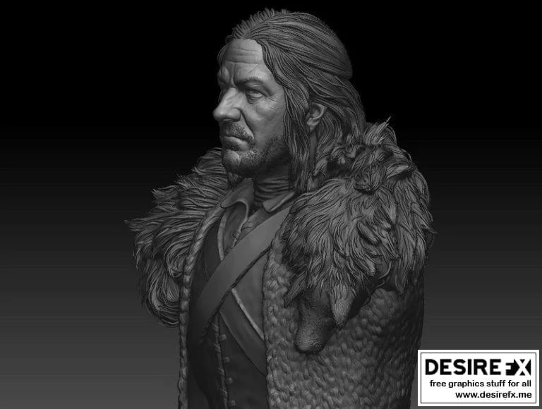 《权力的游戏：奈德·史塔克3D打印模型》|Ned Stark – Game Of Thrones