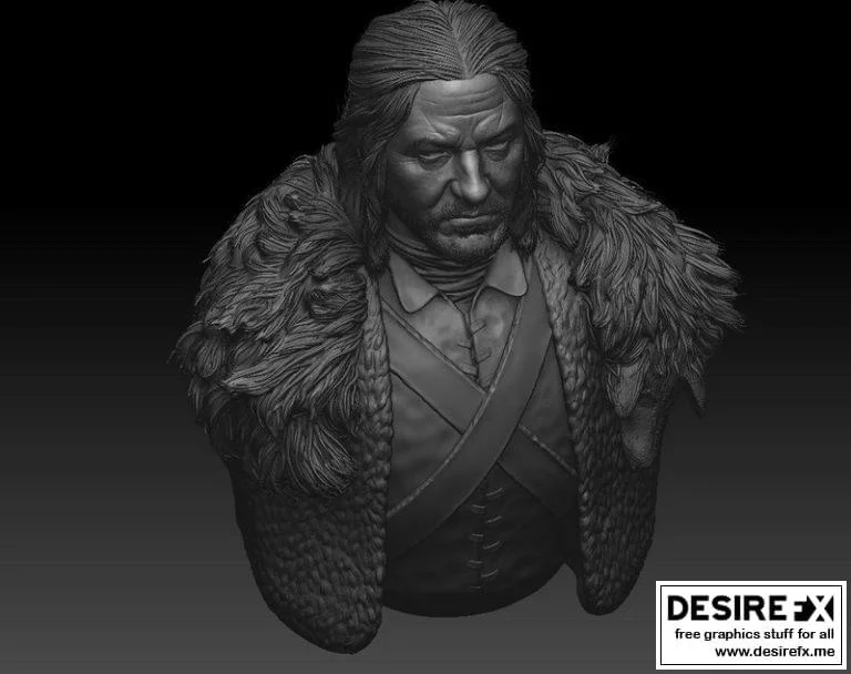《权力的游戏：奈德·史塔克3D打印模型》|Ned Stark – Game Of Thrones