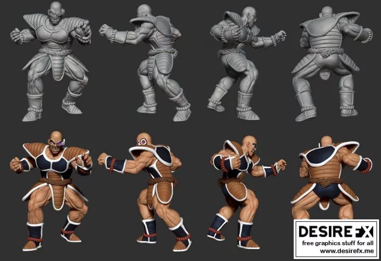 Nappa-进击的巨人-莱纳·布朗 3D打印模型|Nappa