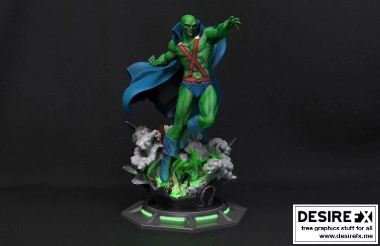 火星人猎手3D打印模型|Martian Manhunter