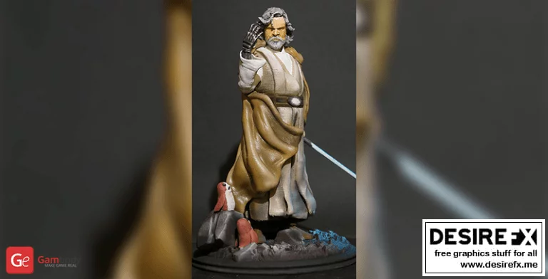 星球大战：卢克·天行者3D打印模型|Luke Skywalker