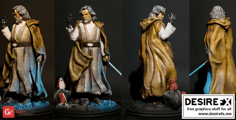 星球大战：卢克·天行者3D打印模型|Luke Skywalker