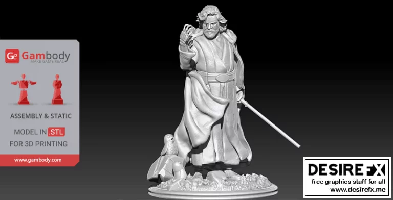 星球大战：卢克·天行者3D打印模型|Luke Skywalker