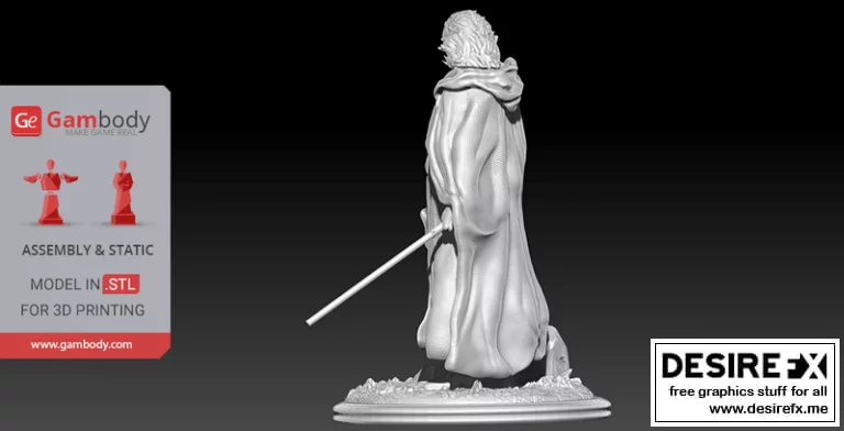 星球大战：卢克·天行者3D打印模型|Luke Skywalker