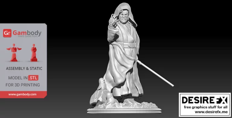 星球大战：卢克·天行者3D打印模型|Luke Skywalker