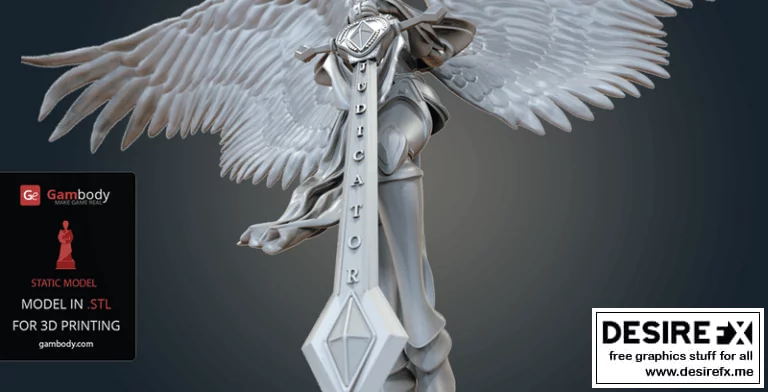 凯莱·审判官 3D打印模型|Kayle the Judicator