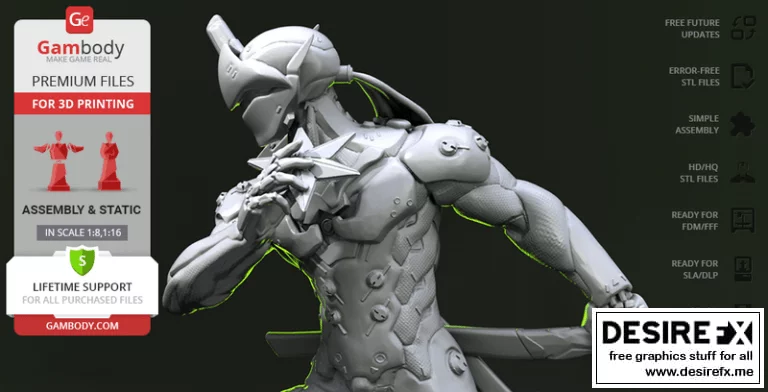 宫崎骏《千与千寻》中的千寻——3D打印模型|Genji
