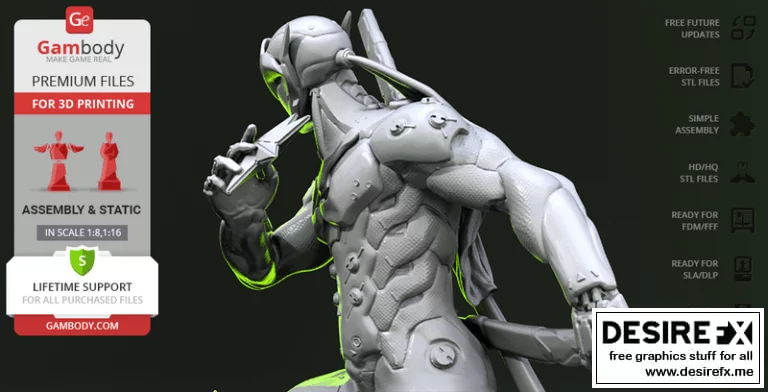 宫崎骏《千与千寻》中的千寻——3D打印模型|Genji