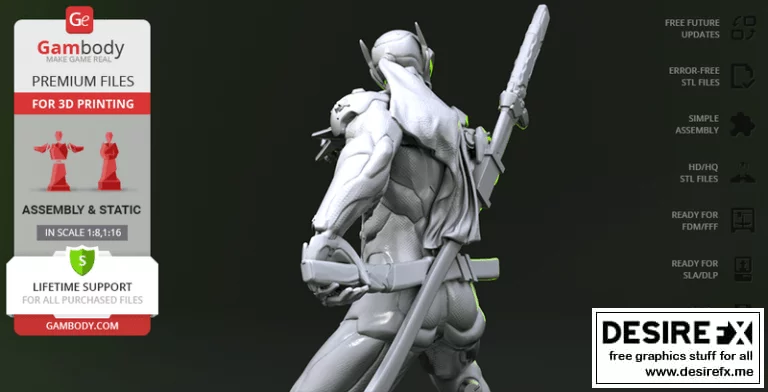 宫崎骏《千与千寻》中的千寻——3D打印模型|Genji