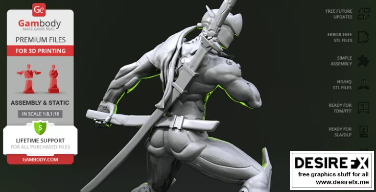 宫崎骏《千与千寻》中的千寻——3D打印模型|Genji