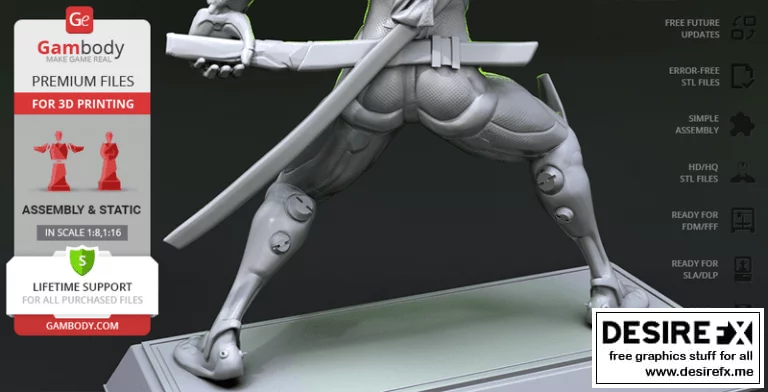 宫崎骏《千与千寻》中的千寻——3D打印模型|Genji