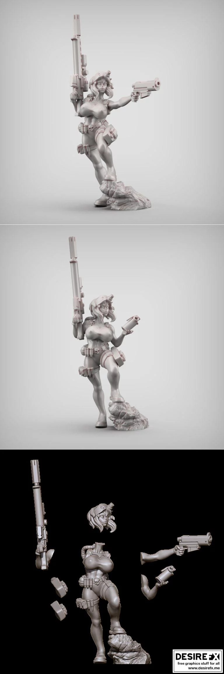 爬行类主宰——暗杀者 3D打印模型|Reptilian Overlords – Assassin