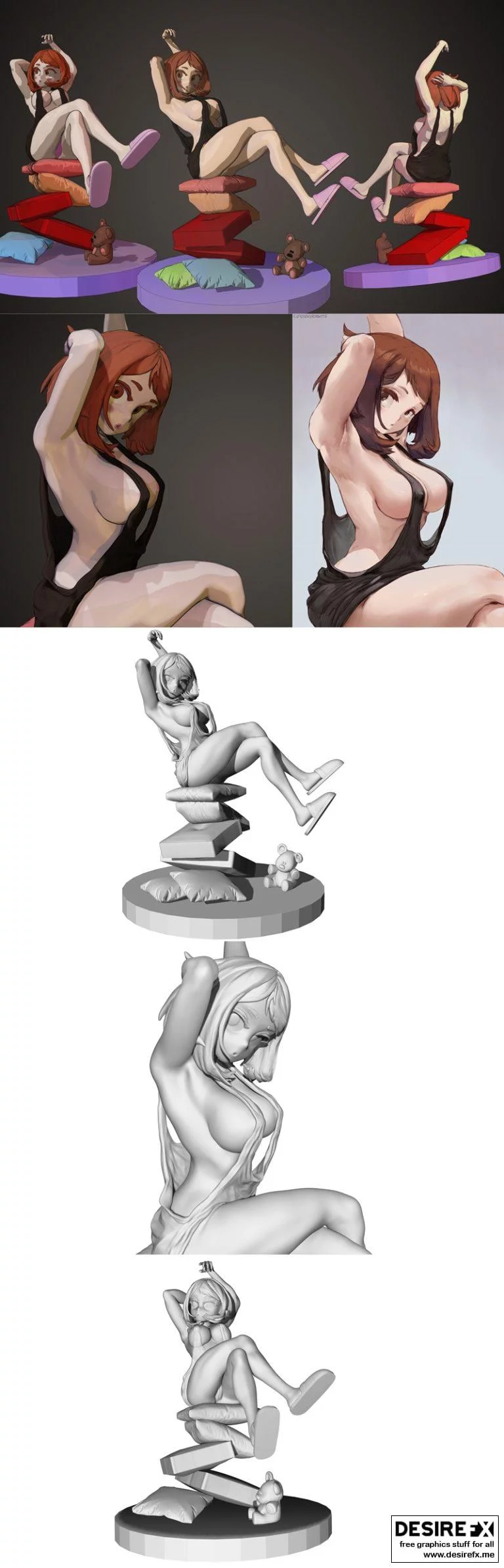 Ochako Uraraka 3D打印模型|Ochako Uraraka