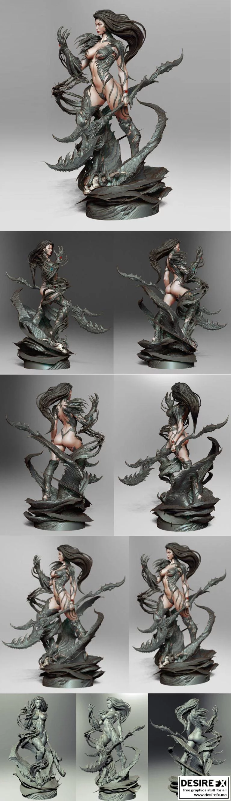 Witchblade Sara Pezzini 3D打印模型|Witchblade Sara Pezzini