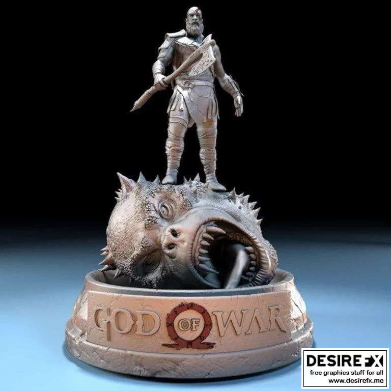 战神：克洛诺斯3D打印模型|Kratos – God of War