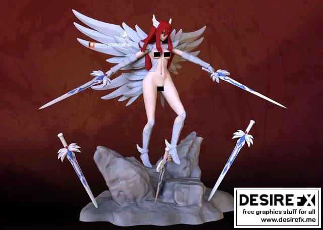 埃兹拉·斯卡雷特 3D打印模型|Erza Scarlet – Standard