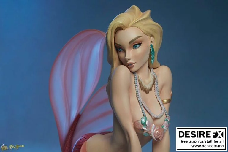 小美人鱼3D打印模型|The Little Mermaid
