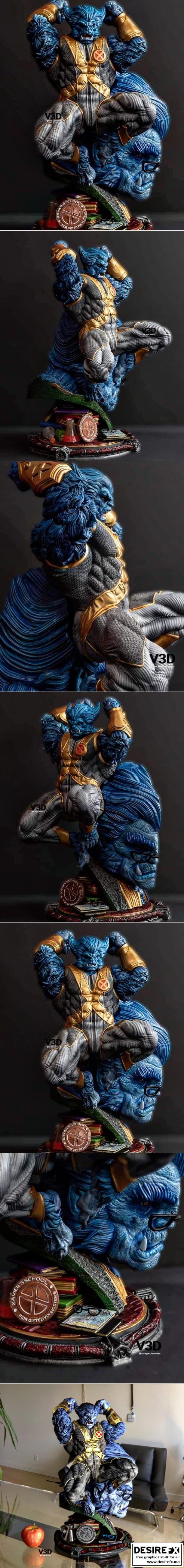 X战警粉丝艺术3D打印模型|Beast – Fan Art X-Men – 3D Print Model