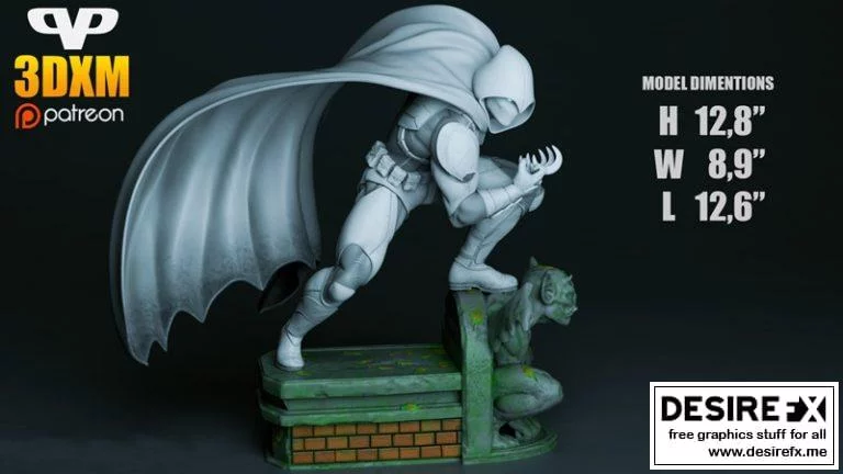 Moon Knight – 3D Print Model